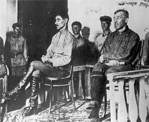 Июль 1927 года. Борис Владимирович Анненков (слева) и Николай Александрович Денисов (справа)